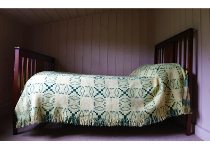 Sherbet Lemon and Forest Green DERW Mill Welsh tapestry TBV93